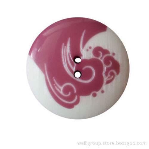 Resin laser button